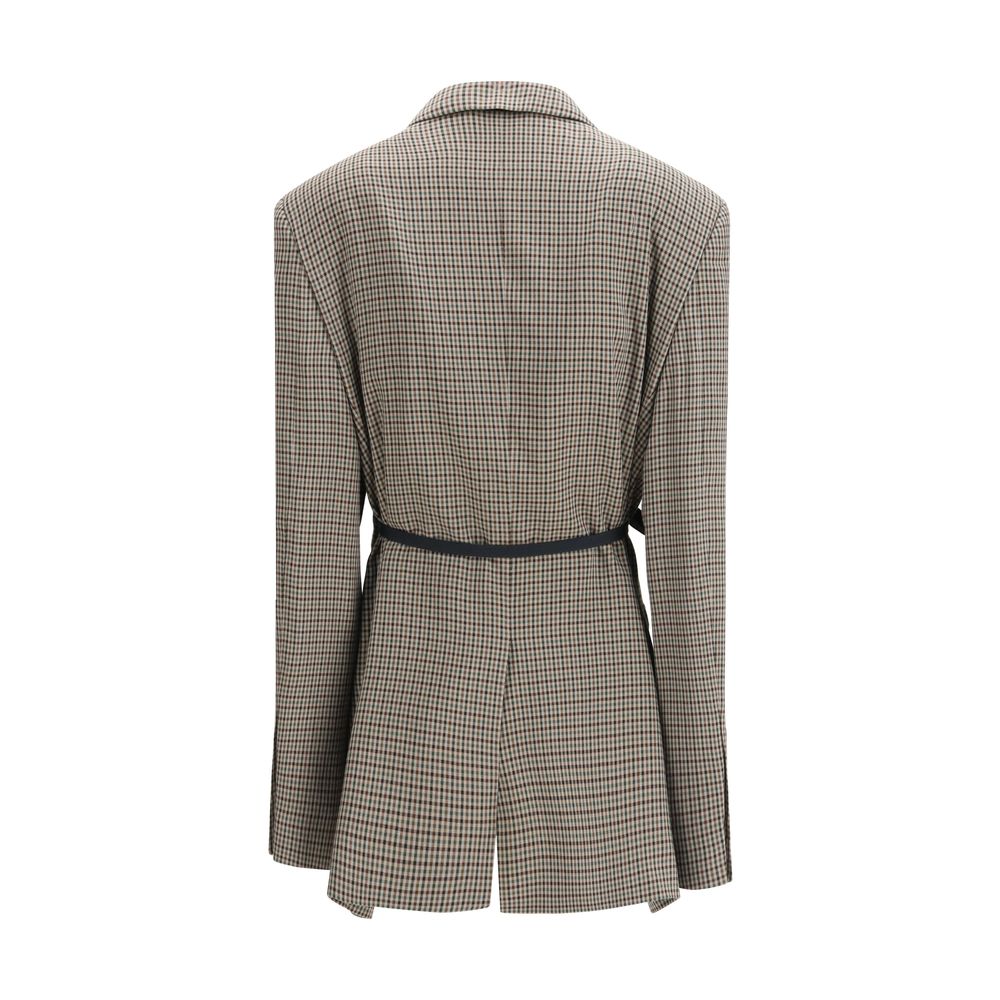 Balenciaga Multicolor Lyocell Coat | Regal Royce