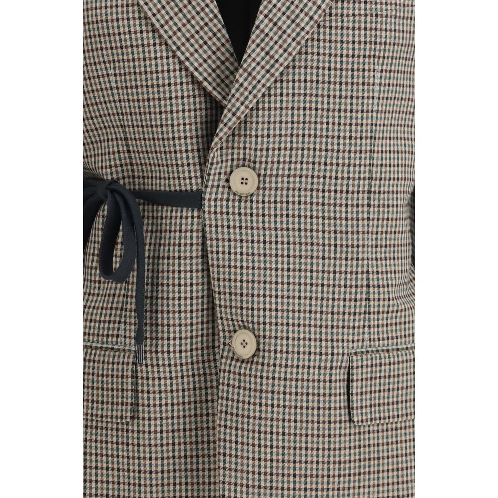 Balenciaga Multicolor Lyocell Coat | Regal Royce