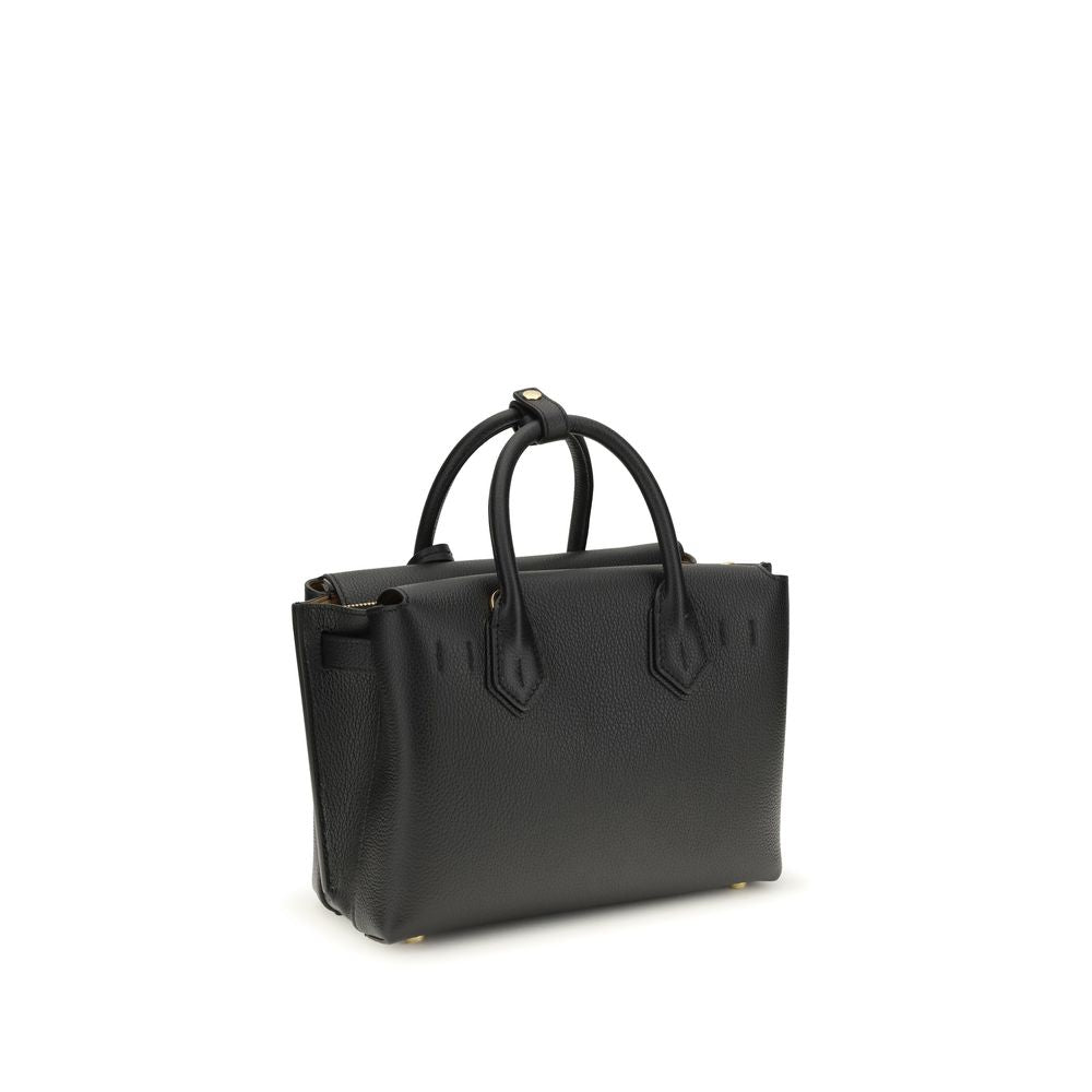 MCM Black Calf Leather Bos Taurus Handbag | Regal Royce