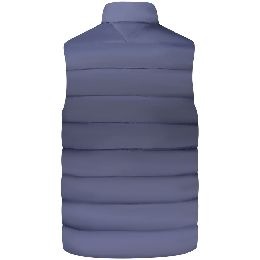 Tommy Hilfiger Blue Nylon Men's Sleeveless Jacket | Regal Royce