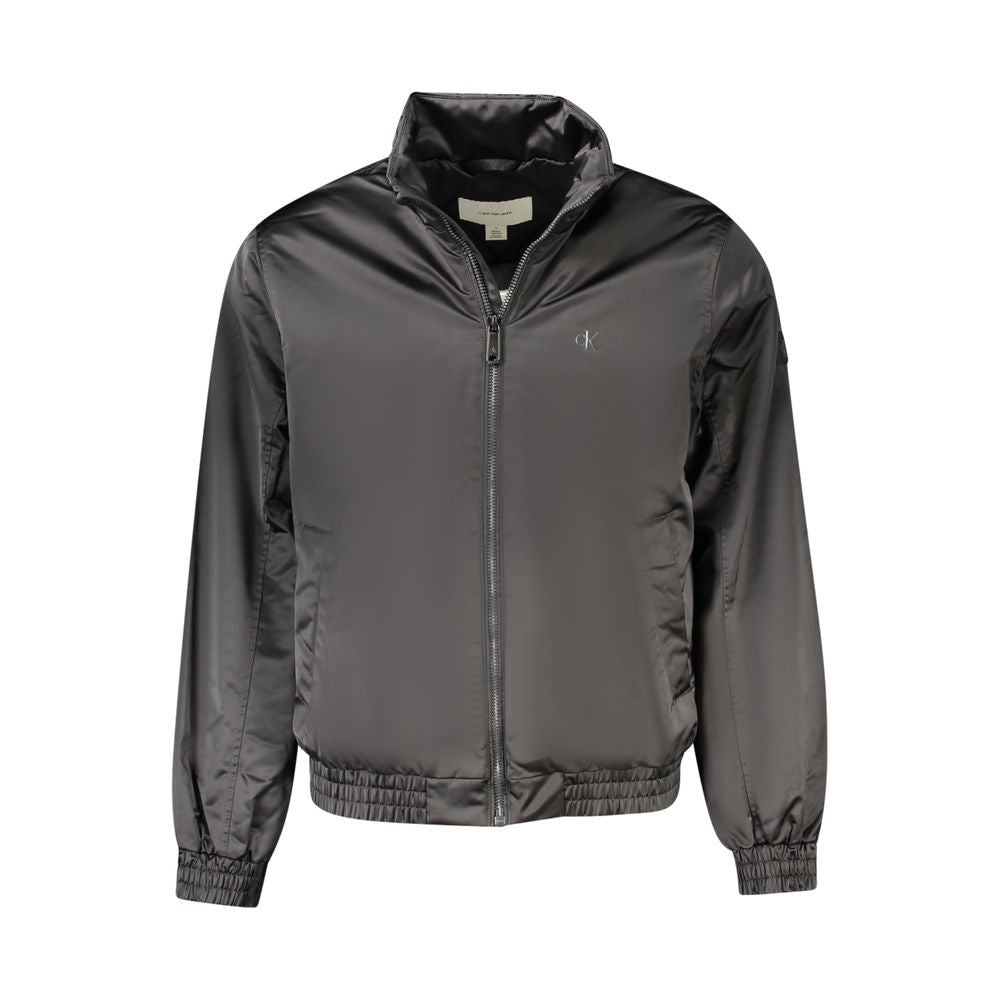 Calvin Klein Black Polyester Men Jacket | Regal Royce