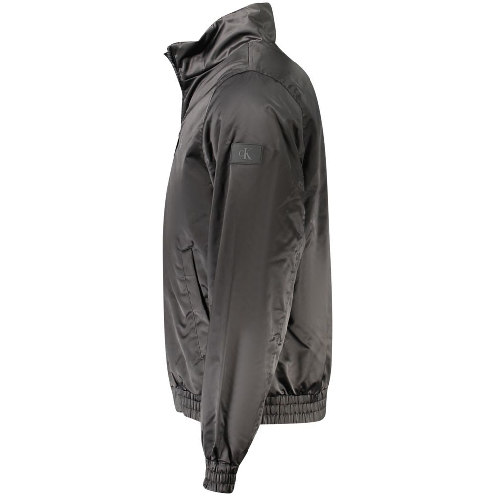 Calvin Klein Black Polyester Men Jacket | Regal Royce