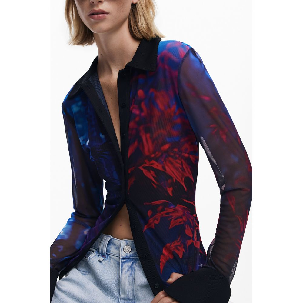 Desigual Black Polyester Women Shirt | Regal Royce