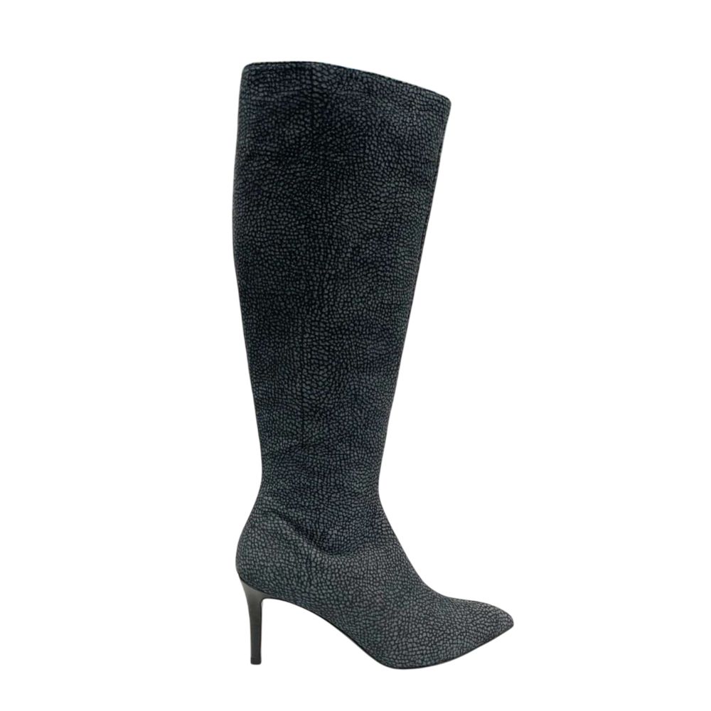 Borbonese Black Genuine Leather Women Boot | Regal Royce