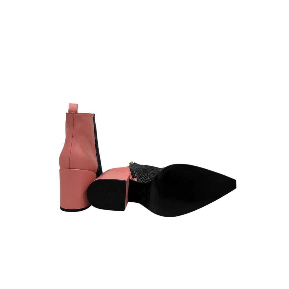 Borbonese Pink Genuine Leather Women Boot | Regal Royce