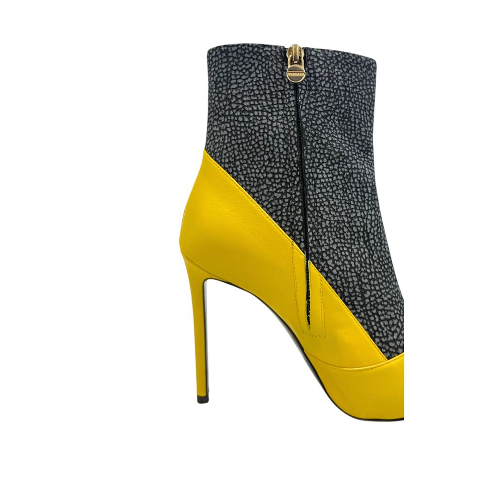 Borbonese Yellow Genuine Leather Women Boot | Regal Royce