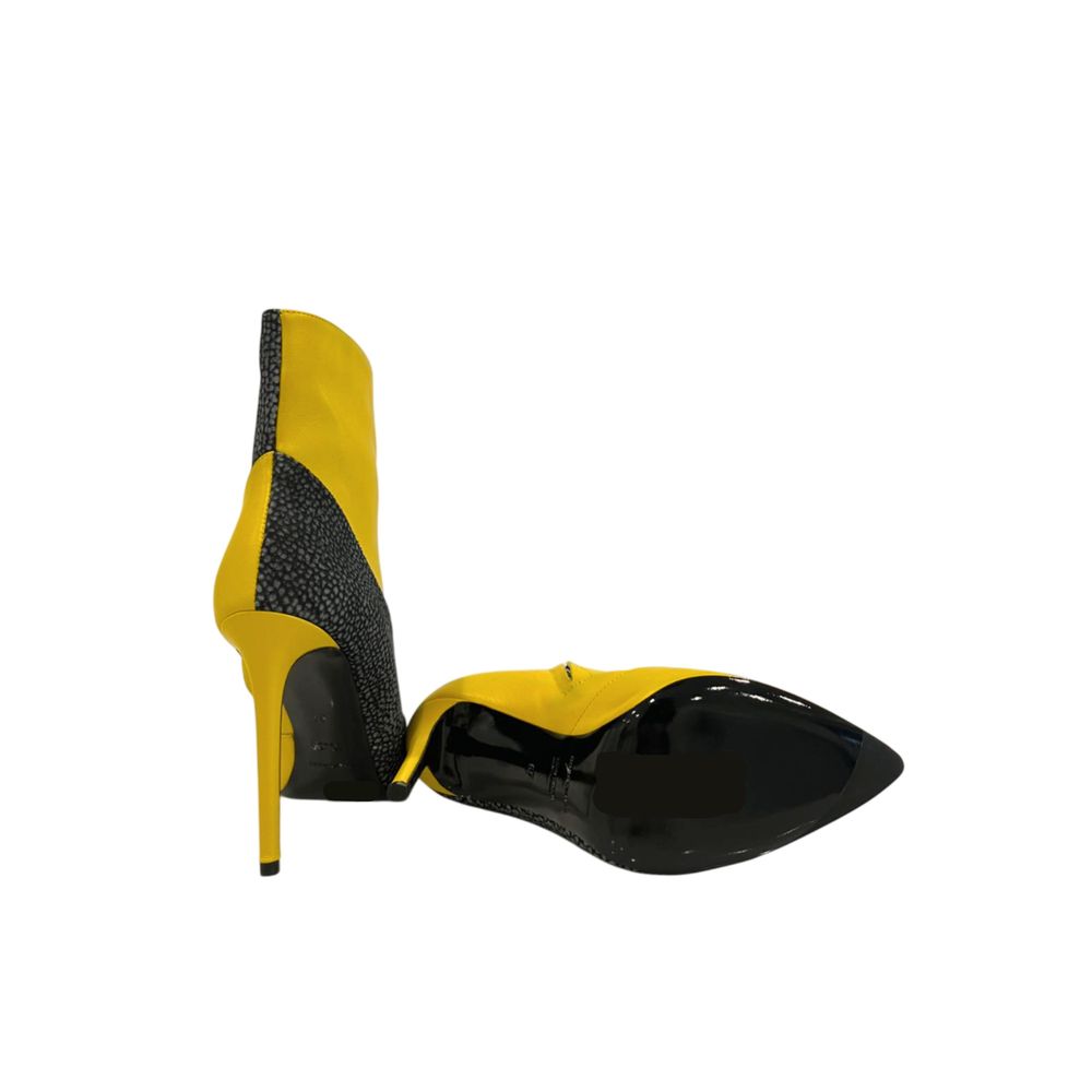 Borbonese Yellow Genuine Leather Women Boot | Regal Royce
