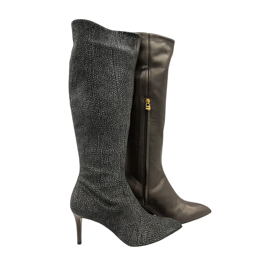 Borbonese Marrone Leather Women Boot | Regal Royce