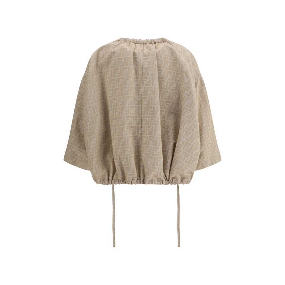 Fendi Beige Cotton Cloacks | Regal Royce