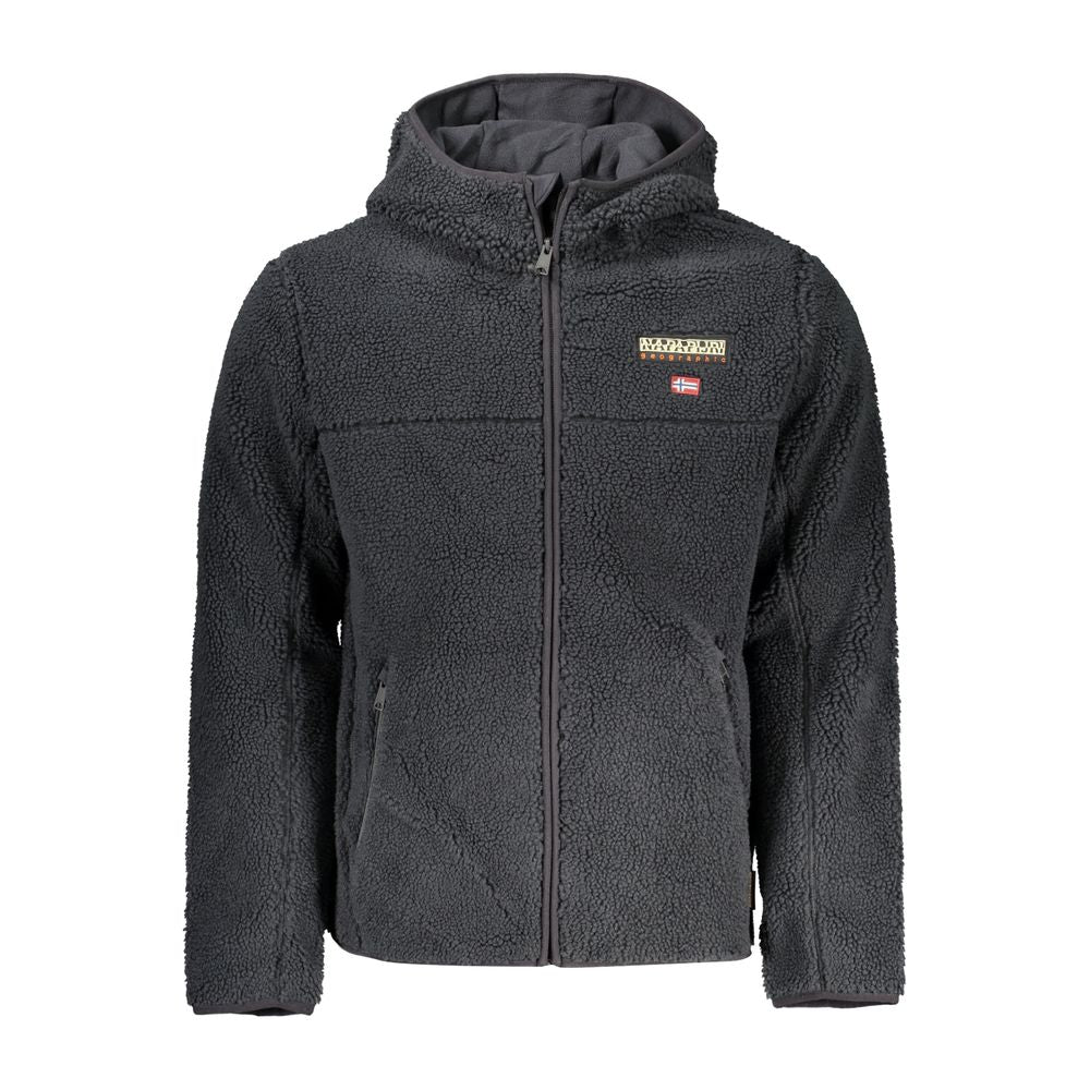 Napapijri Black Polyester Men's Jacket | Regal Royce