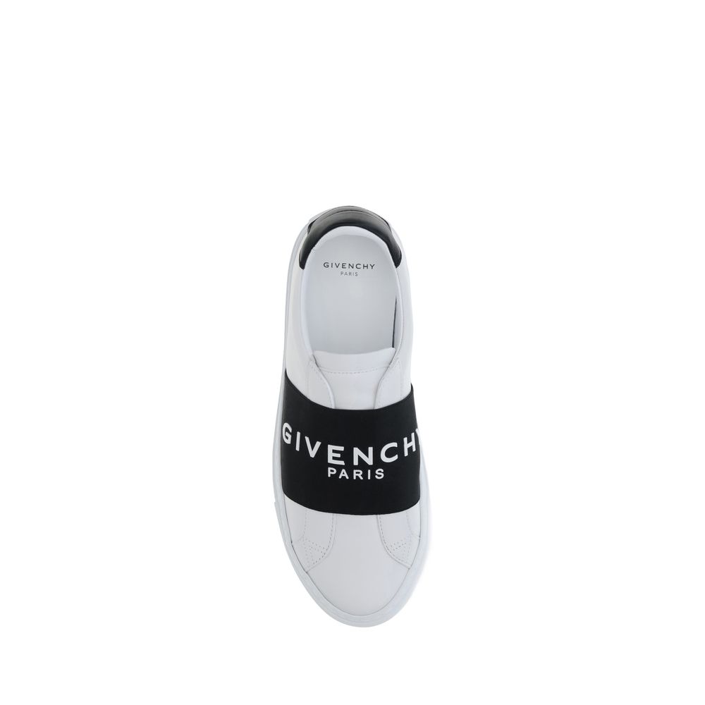 Givenchy White Calf Leather Bos Taurus Low Top Sneakers | Regal Royce