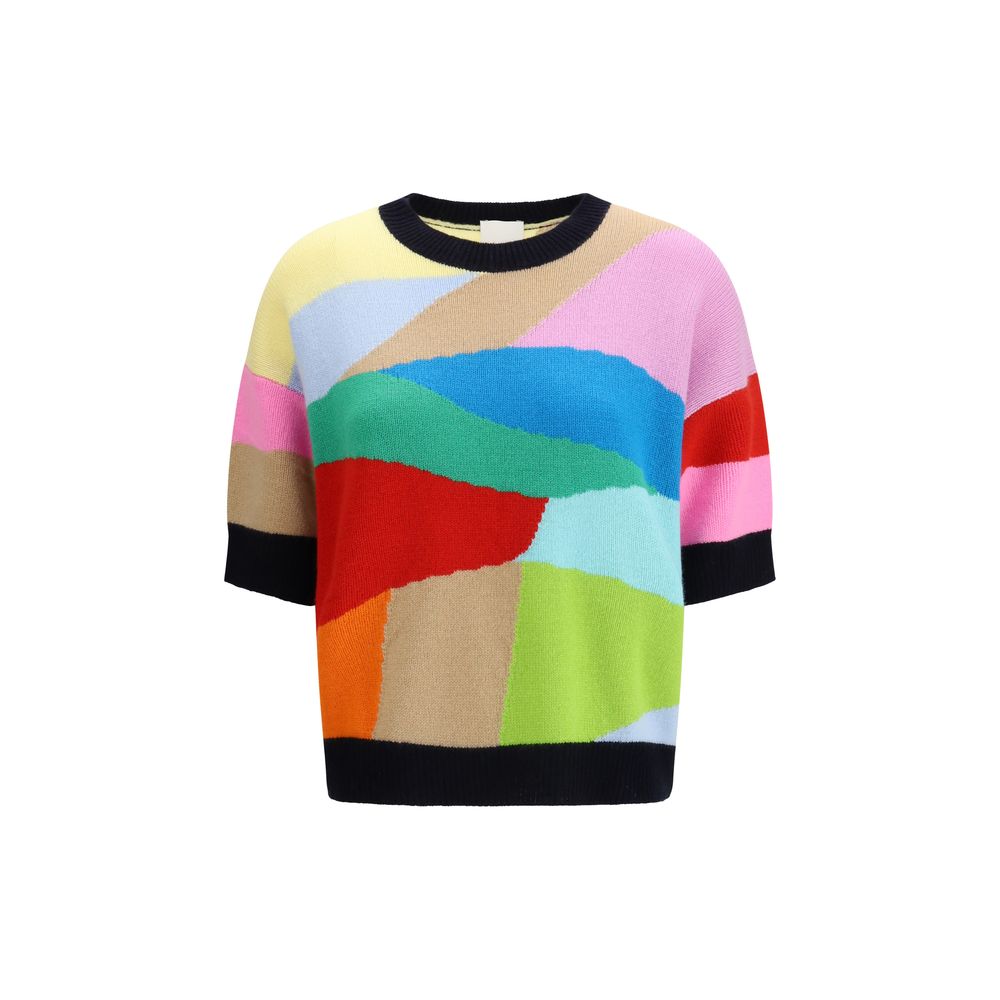 Allude Multicolor Cashmere Cashmere Sweater | Regal Royce