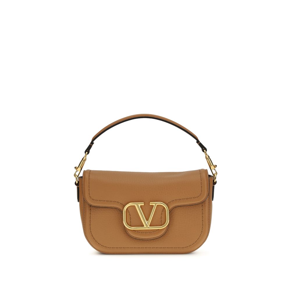 Valentino Garavani Beige Calf Leather Bos Taurus Shoulder Bag | Regal Royce