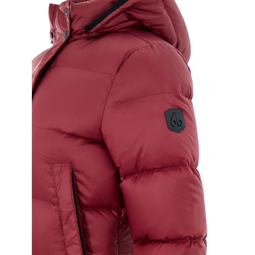Moose Knuckles Bordeaux Cotton Full-Length Jacket | Regal Royce