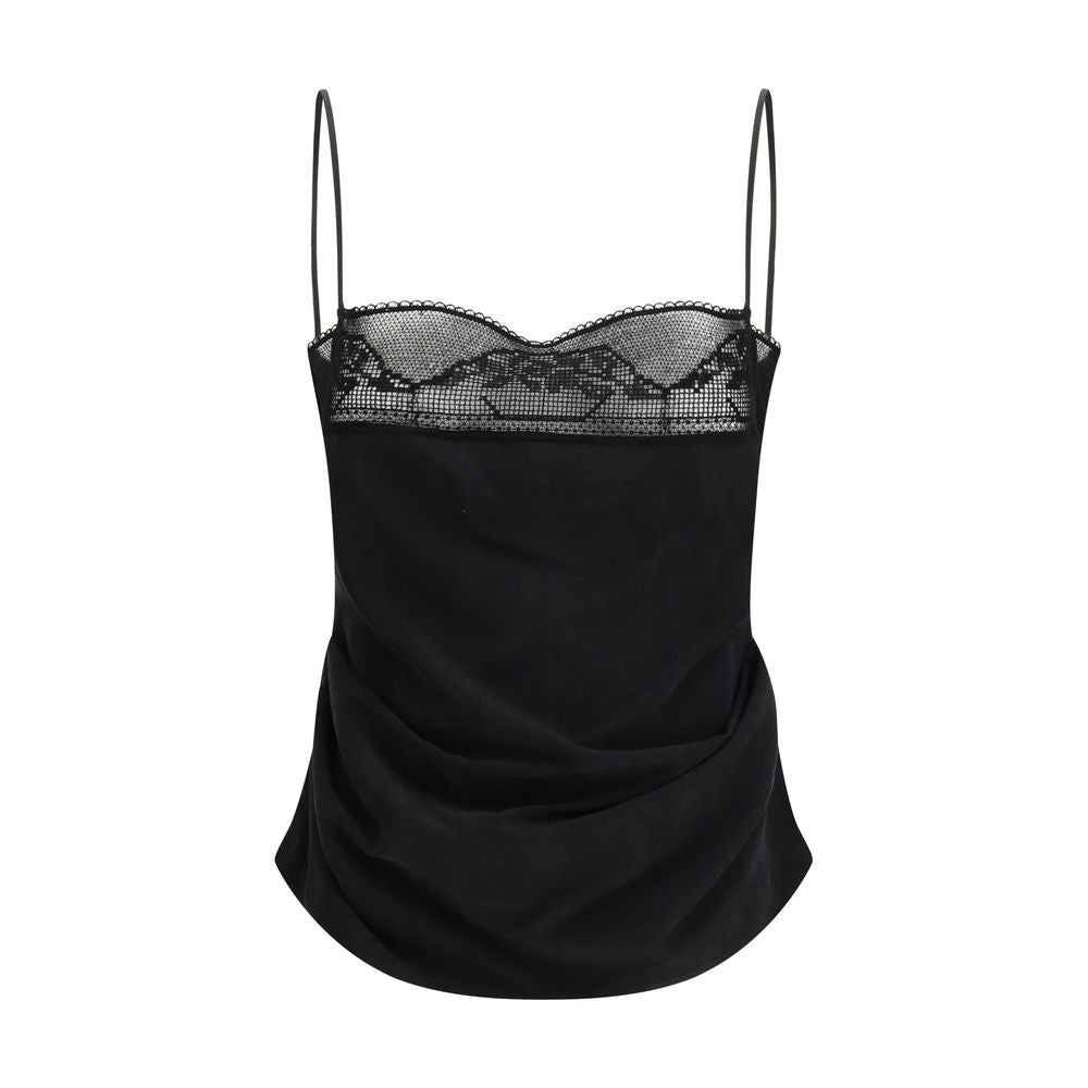 Magda Butrym Black Silk Top | Regal Royce