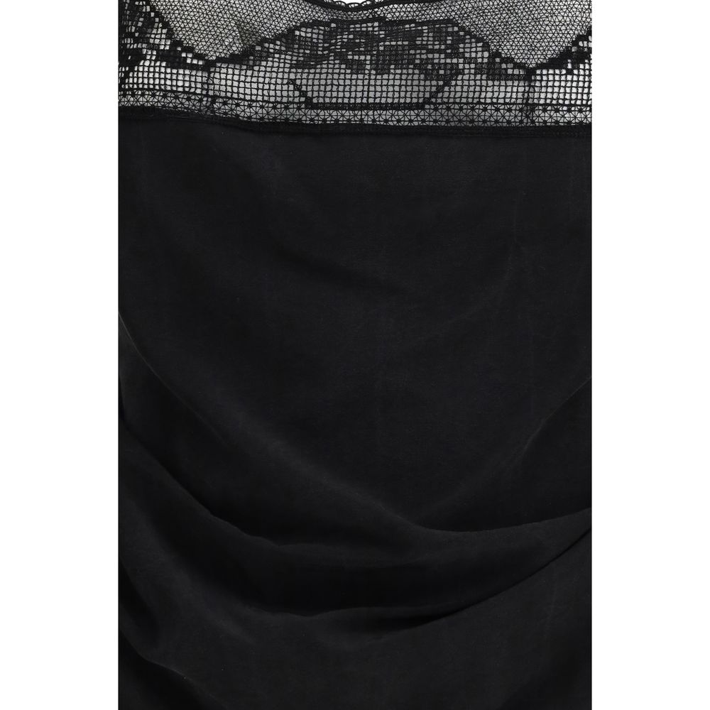 Magda Butrym Black Silk Top | Regal Royce