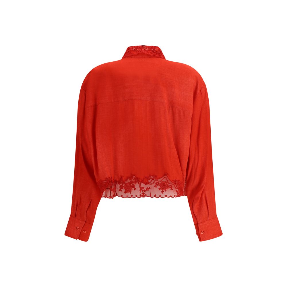 Ermanno Scervino Multicolor Cotton Blouse | Regal Royce