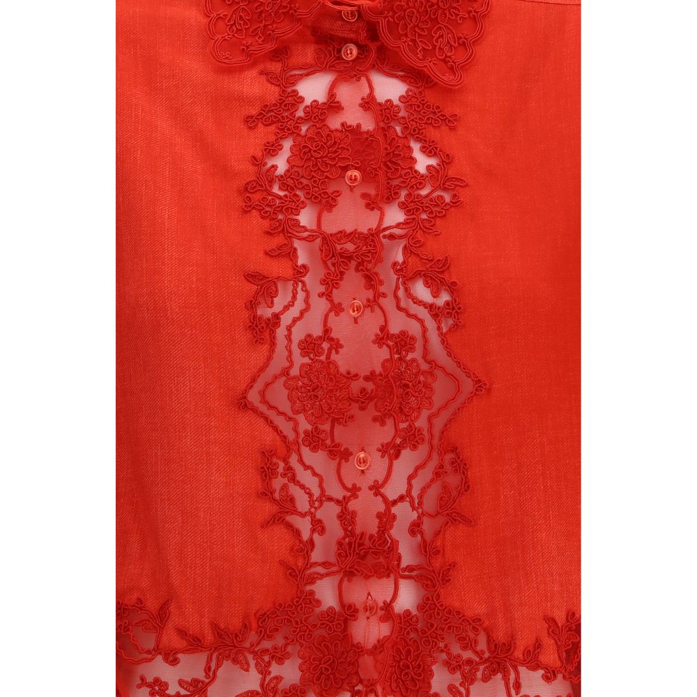 Ermanno Scervino Multicolor Cotton Blouse | Regal Royce