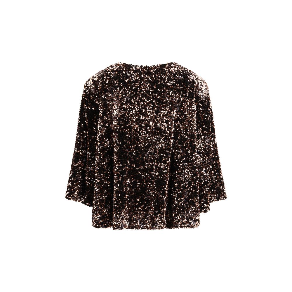 Ella Brown Polyester Blouse | Regal Royce