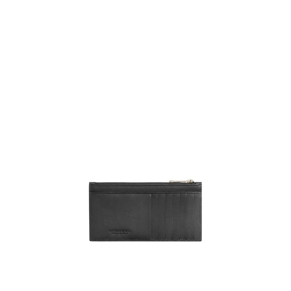 Bottega Veneta Black Calfskin Wallet | Regal Royce