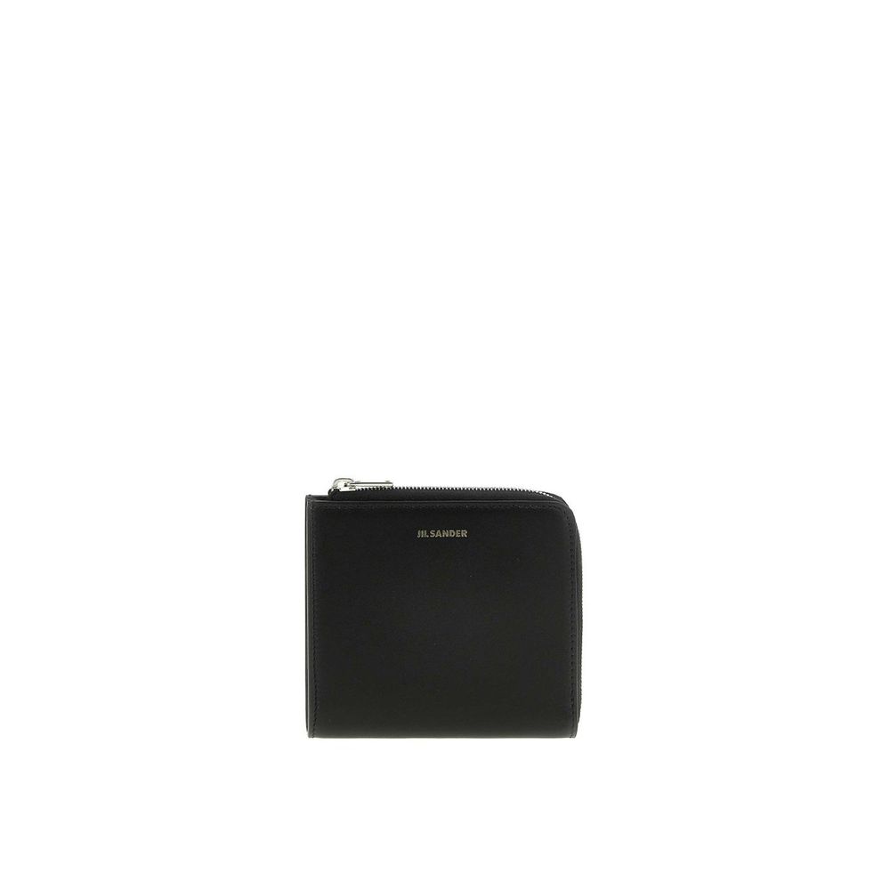 Jil Sander Black Calfskin Wallet | Regal Royce