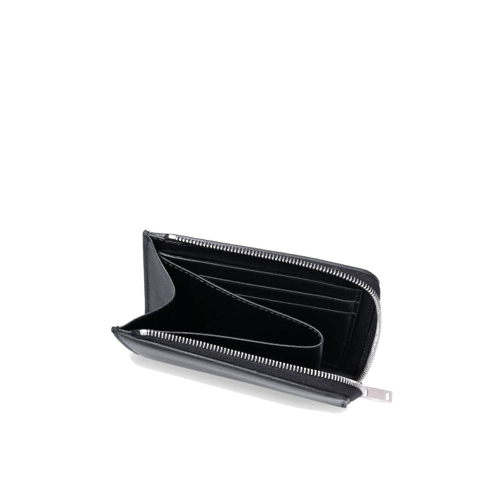 Jil Sander Black Calfskin Wallet | Regal Royce