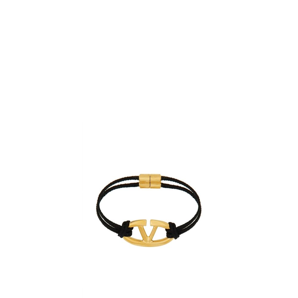Valentino Garavani Black Cotton Bracelet | Regal Royce
