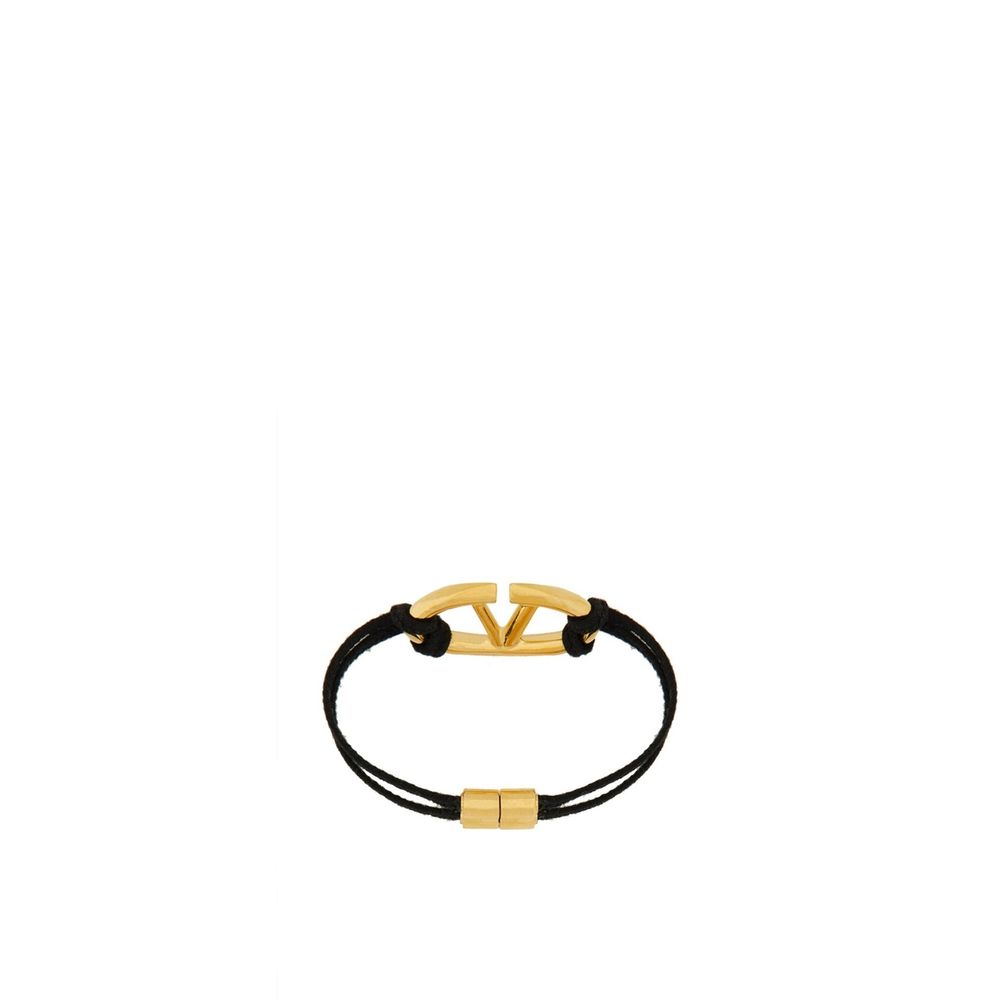 Valentino Garavani Black Cotton Bracelet | Regal Royce