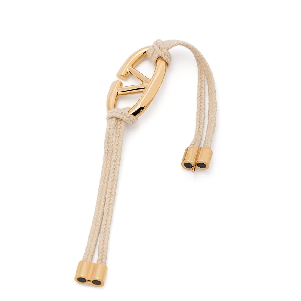Valentino Garavani Beige Cotton Bracelet | Regal Royce