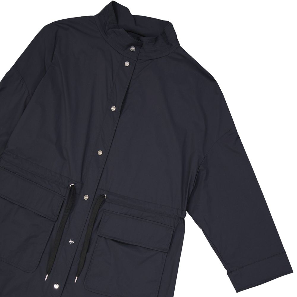 Herno Black Polyamide Coat | Regal Royce