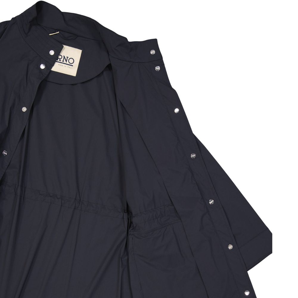 Herno Black Polyamide Coat | Regal Royce