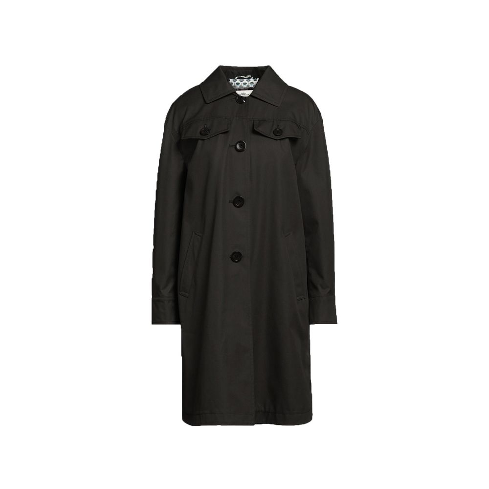 Herno Black Cotton Parka | Regal Royce
