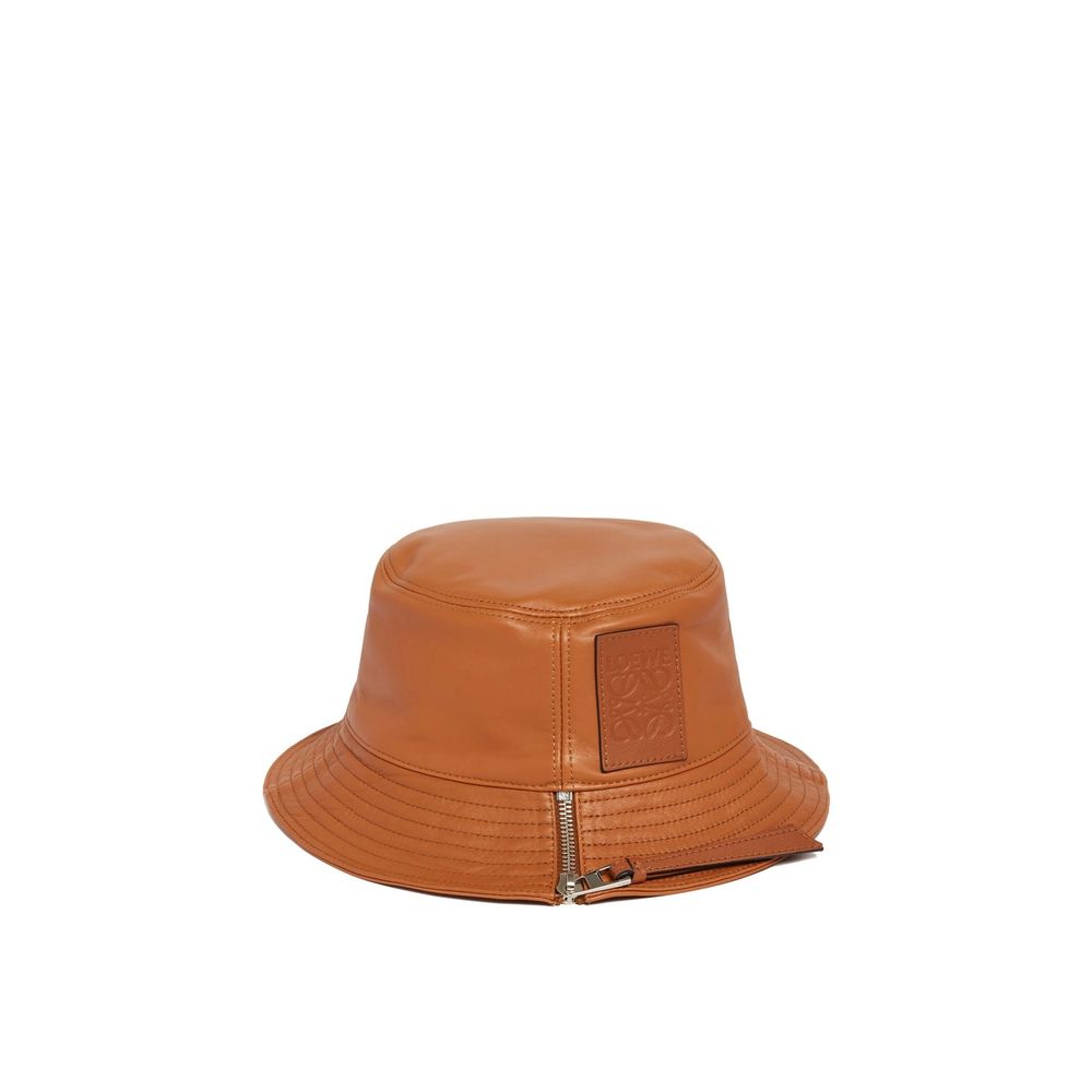 Loewe Brown Calfskin Bucket Hat | Regal Royce