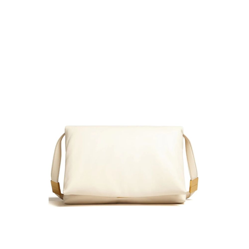 Marni White Calfskin Shoulder Bag | Regal Royce