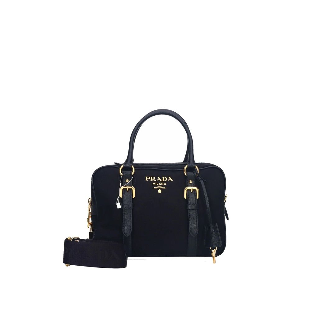 Prada Black Nylon Handbag | Regal Royce