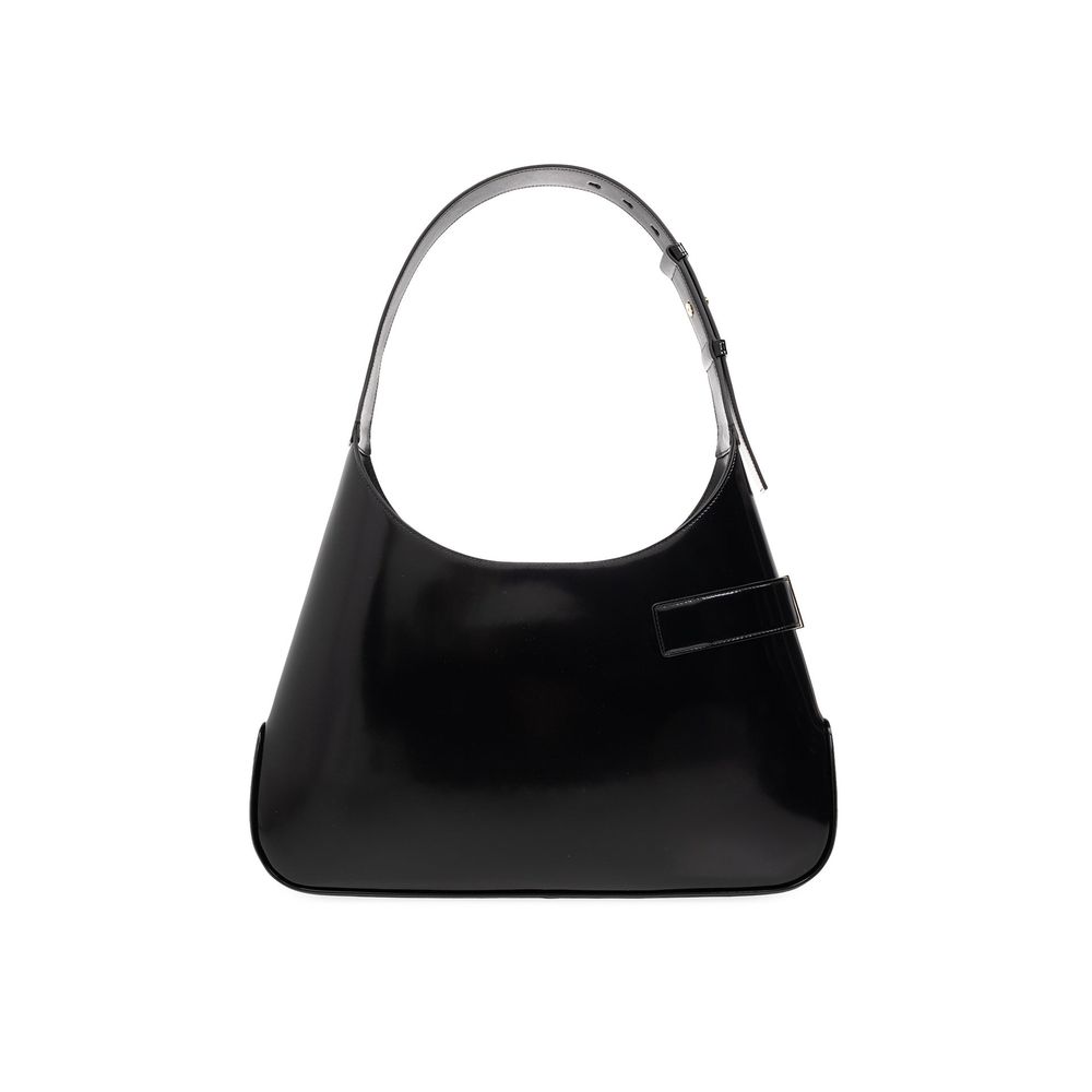 Salvatore Ferragamo Black Calfskin Shoulder Bag | Regal Royce