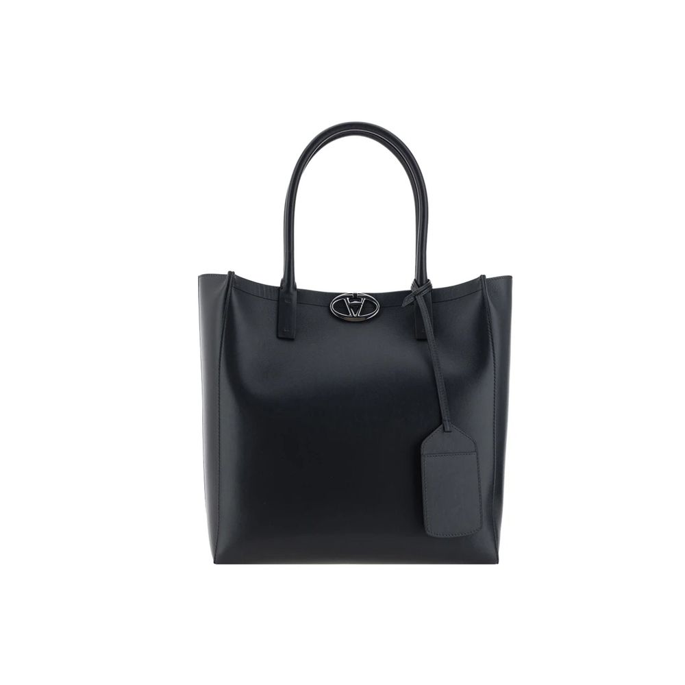 Valentino Garavani Black Calfskin Tote Bag | Regal Royce