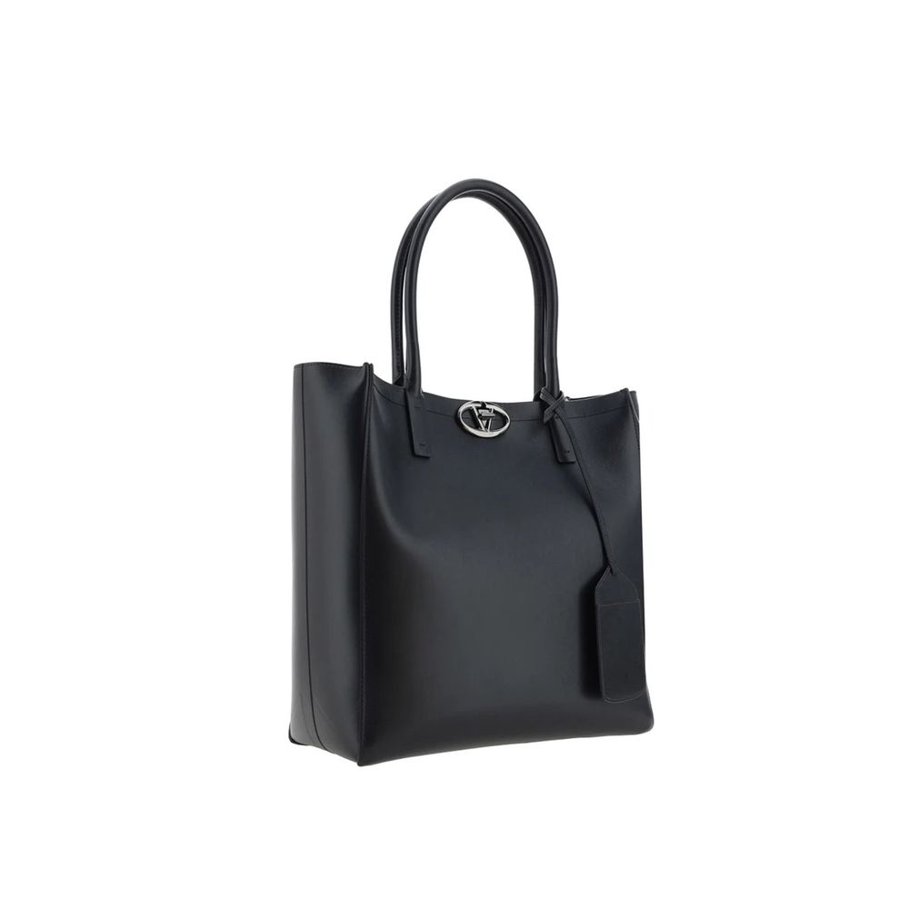 Valentino Garavani Black Calfskin Tote Bag | Regal Royce