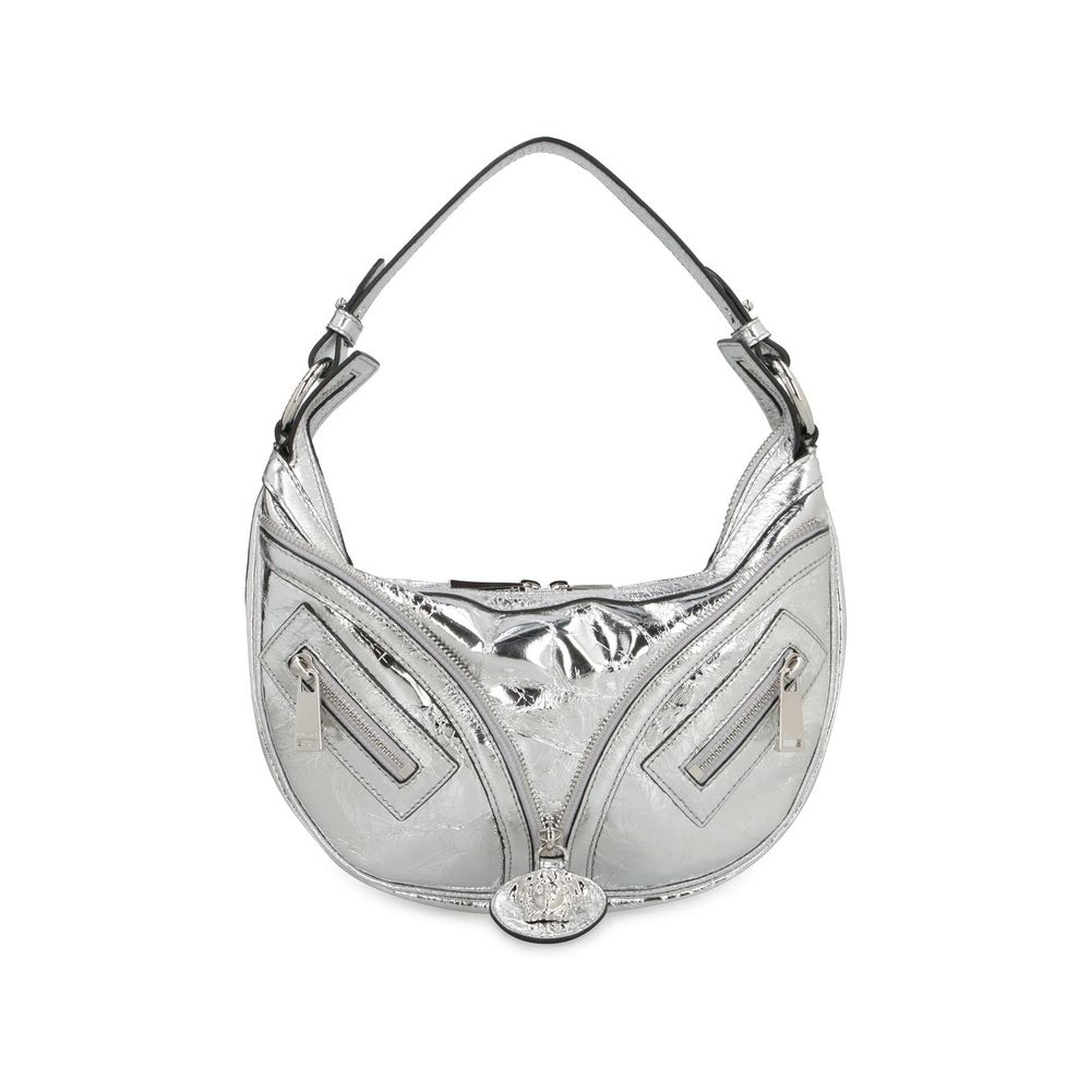 Versace Silver Lamb Leather Shoulder Bag | Regal Royce