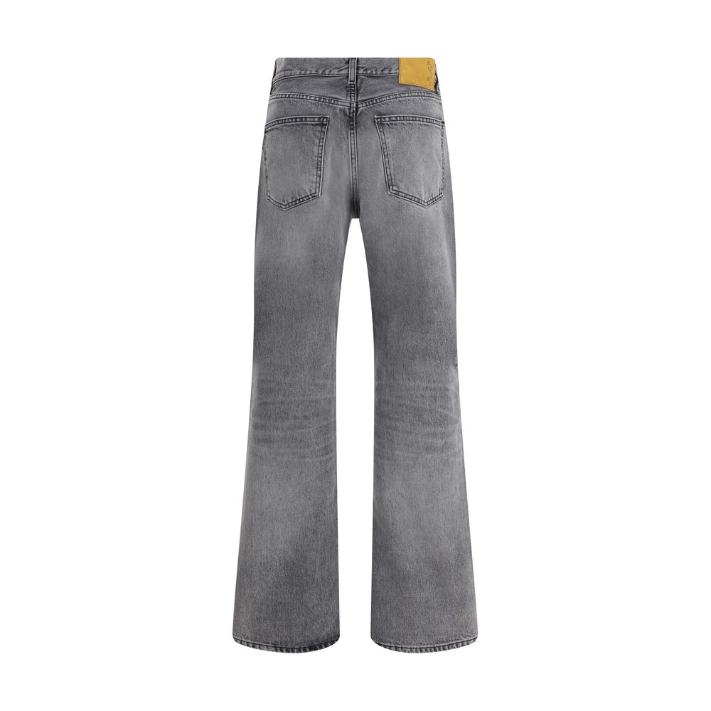 Haikure Black Cotton Straight-Leg Jeans | Regal Royce