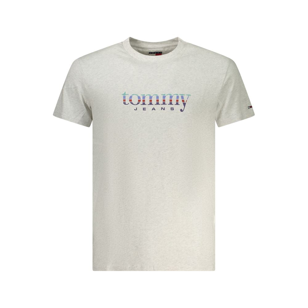 Tommy Hilfiger Gray Cotton Men's T-Shirt | Regal Royce