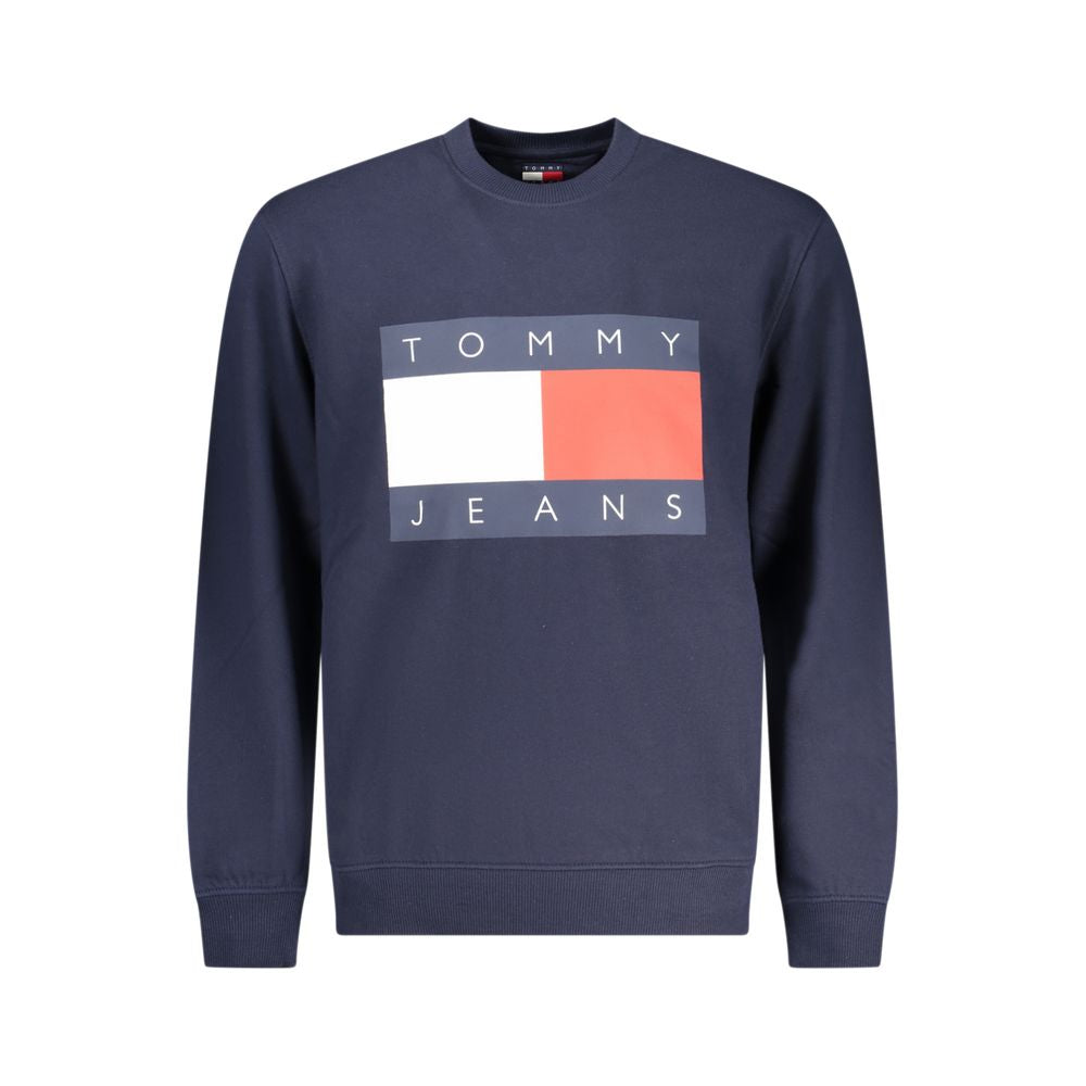 Tommy Hilfiger Blue Cotton Men Sweatshirt | Regal Royce