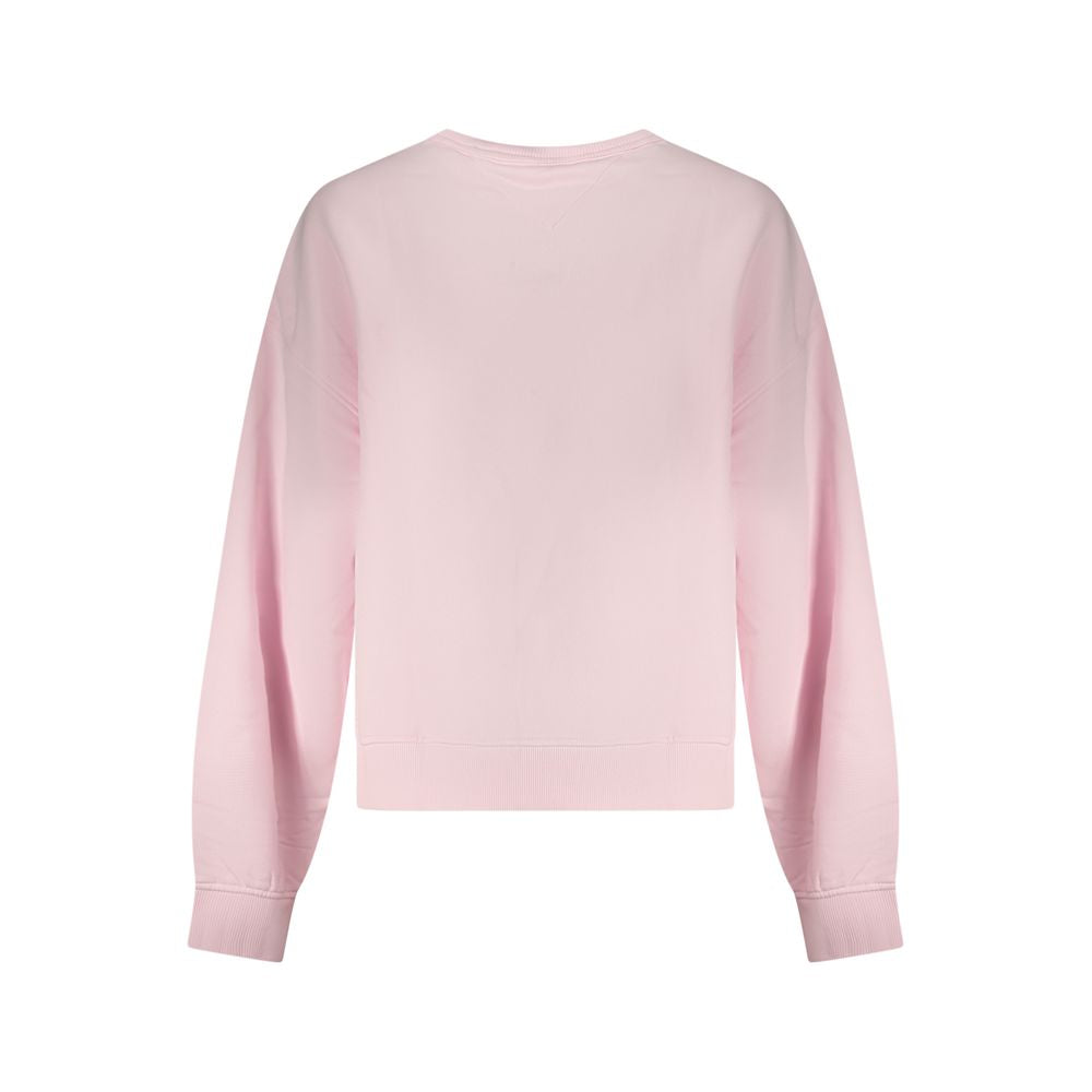 Tommy Hilfiger Pink Cotton Women Sweatshirt | Regal Royce
