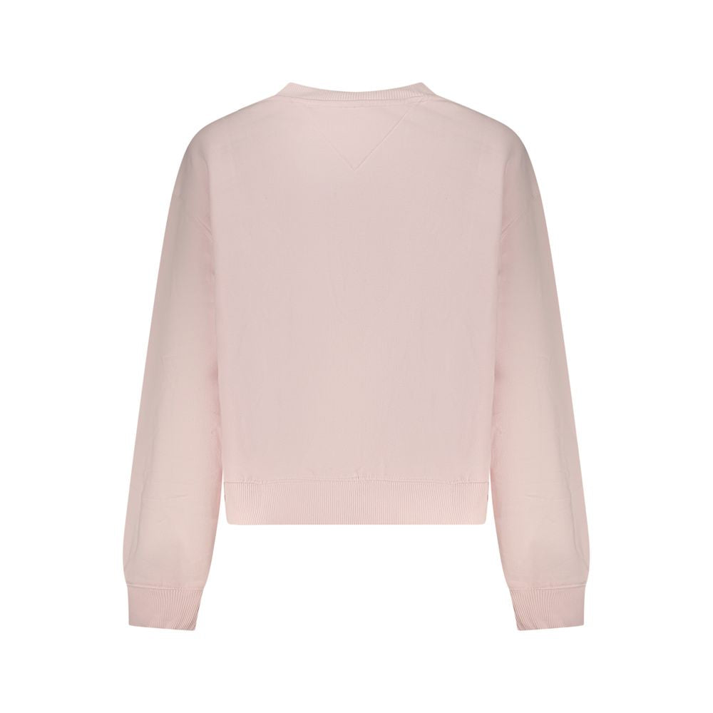 Tommy Hilfiger Pink Cotton Women Sweatshirt | Regal Royce