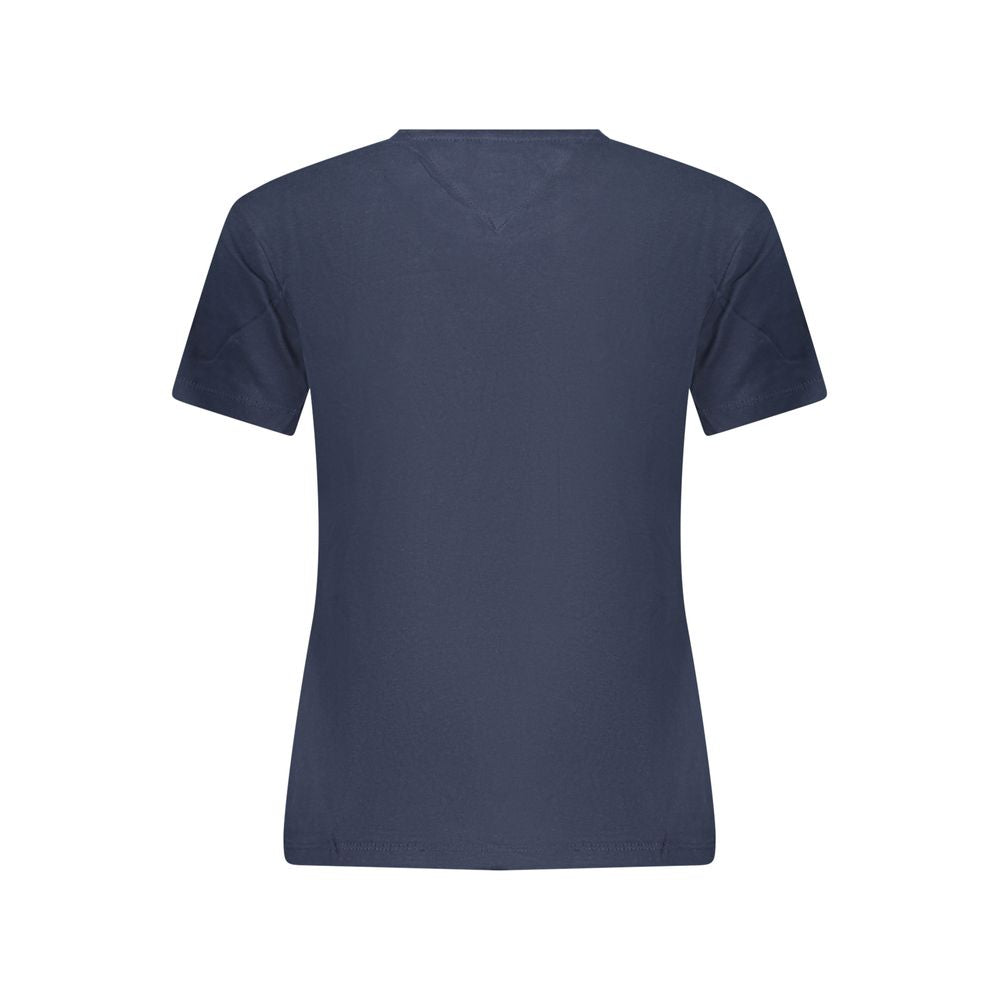 Tommy Hilfiger Blue Cotton Women T-Shirt | Regal Royce