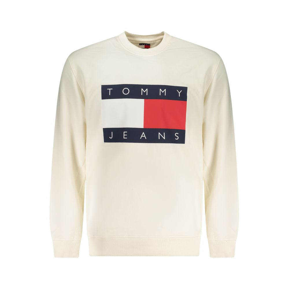 Tommy Hilfiger White Cotton Men Sweatshirt | Regal Royce