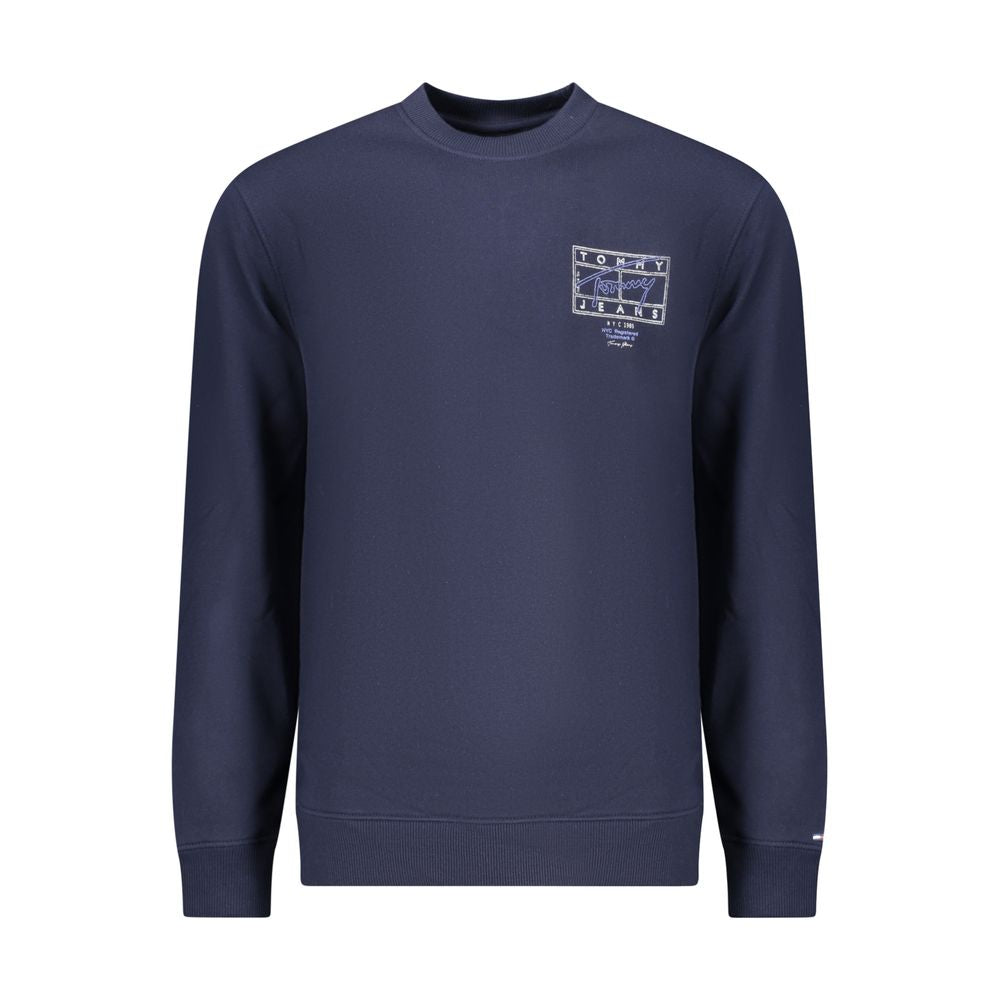 Tommy Hilfiger Blue Cotton Men Sweatshirt | Regal Royce