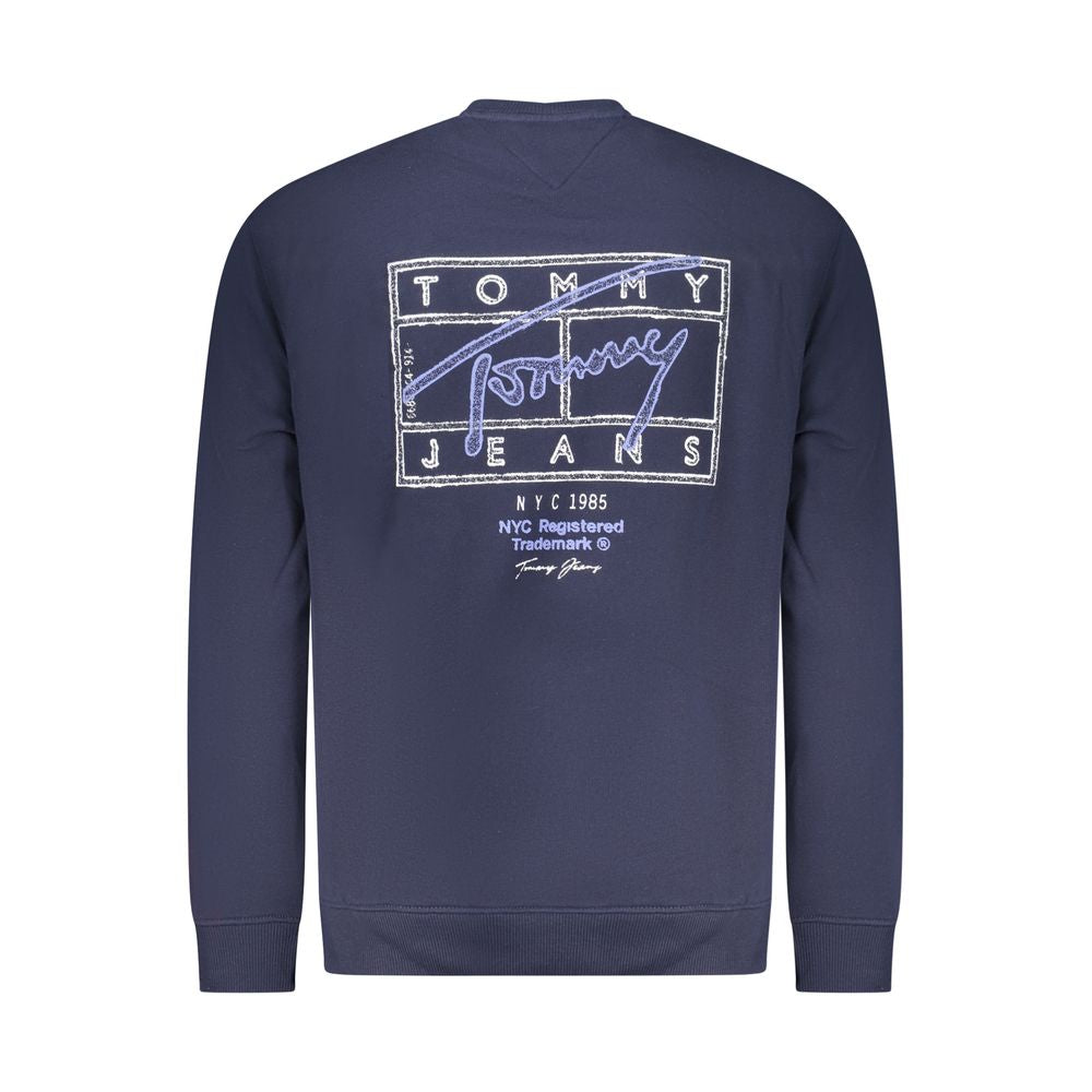 Tommy Hilfiger Blue Cotton Men Sweatshirt | Regal Royce