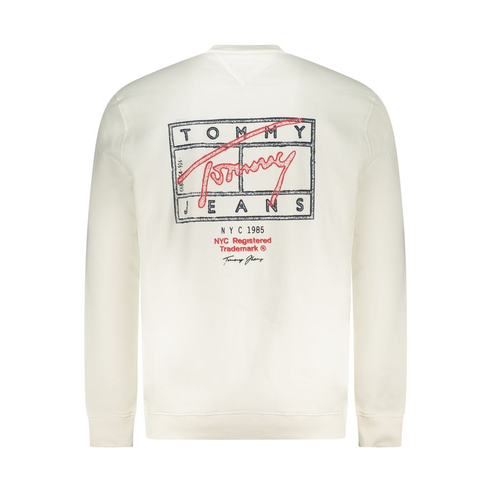 Tommy Hilfiger White Cotton Men's Sweatshirt | Regal Royce