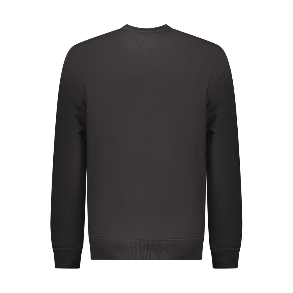 Tommy Hilfiger Black Cotton Men Sweatshirt | Regal Royce